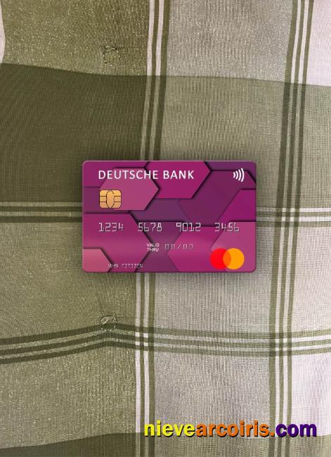 USA Deutsche Bank mastercard photolook